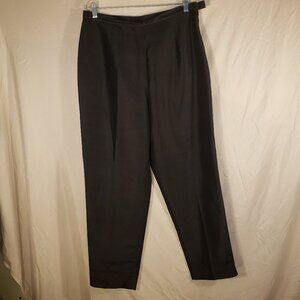 Black Silkland Dress Pants - 12